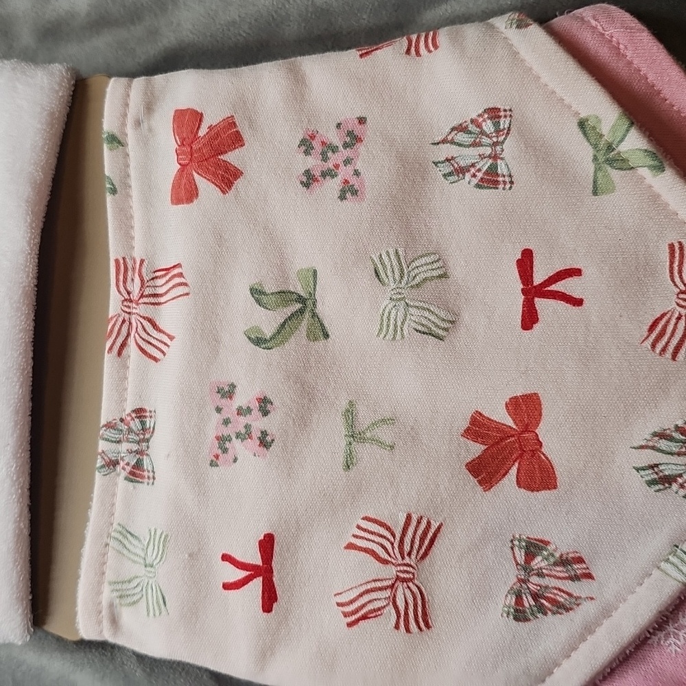 L Chickpea Bandana Bib Set, 3 pieces N W/o tags - Picture 3 of 7